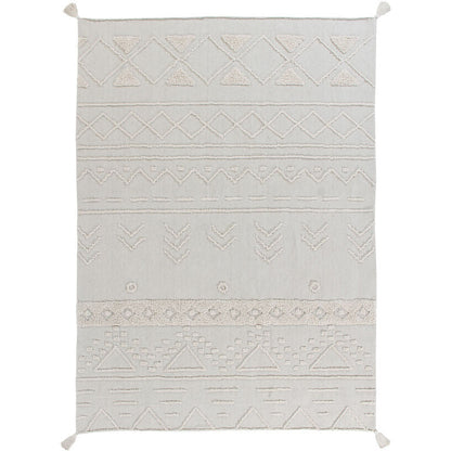Alfombra lavable tribu - Natural