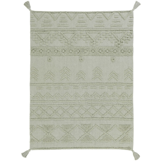 Alfombra lavable tribu - Olive
