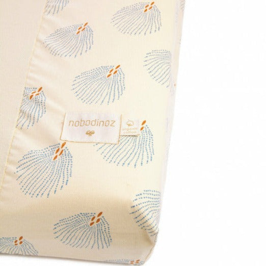 Funda de mudador Calma - Blue Gatsby / Cream