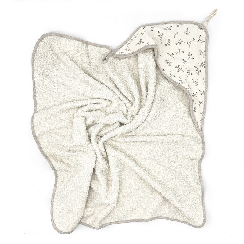 Toalla con capucha - Olive bloom