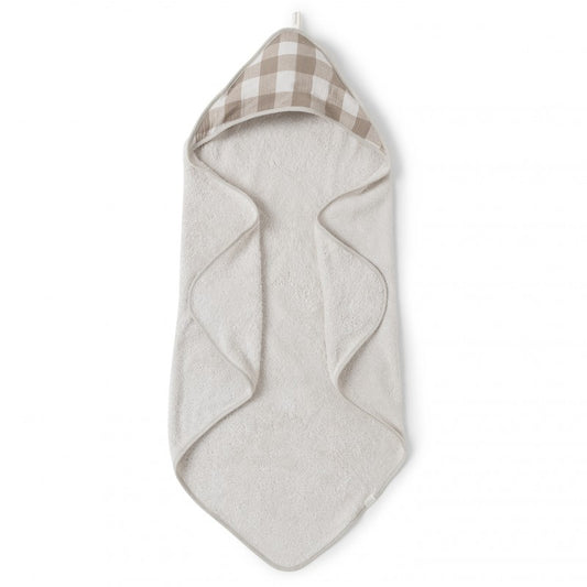 Toalla con capucha - Vichy caramel