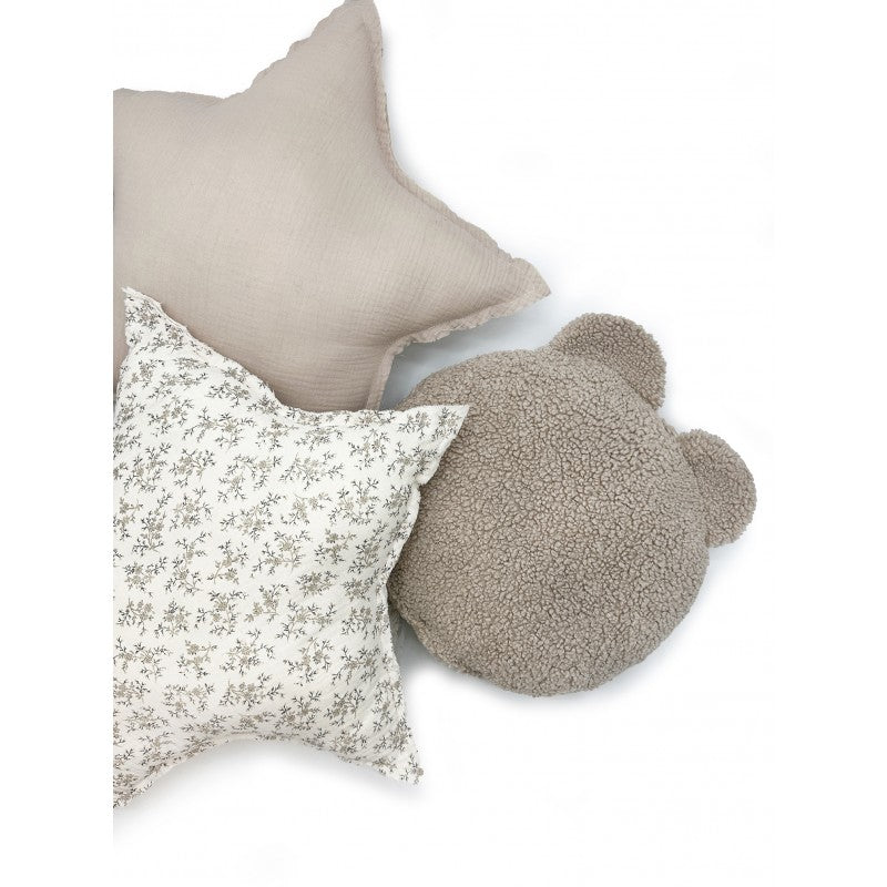 Cojín estrella - latte powder