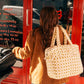 Bolso cambiador impermeable apto para coche Hyde Park - Yellow pink mosaic