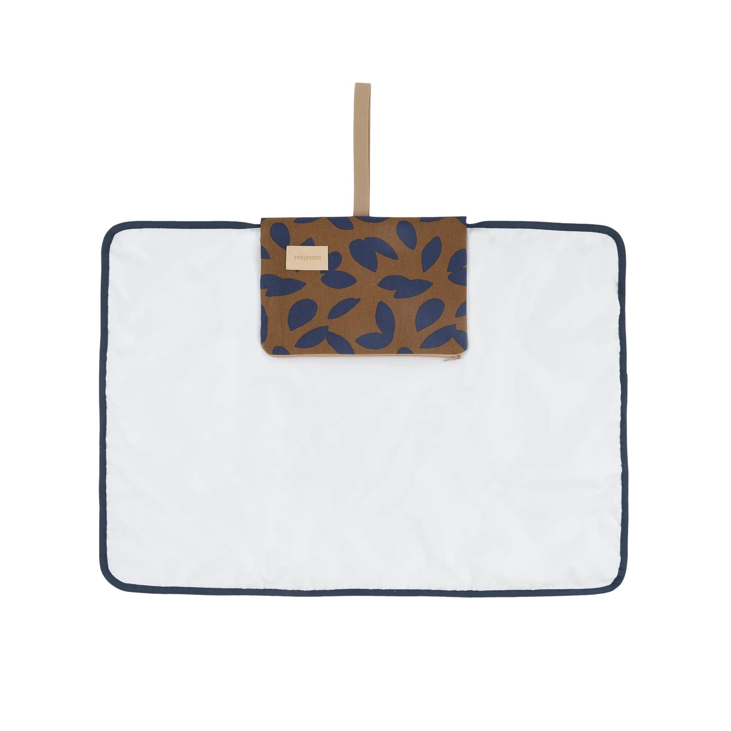 Mudador Portatil Impermeable Hyde Park - Blue leaves