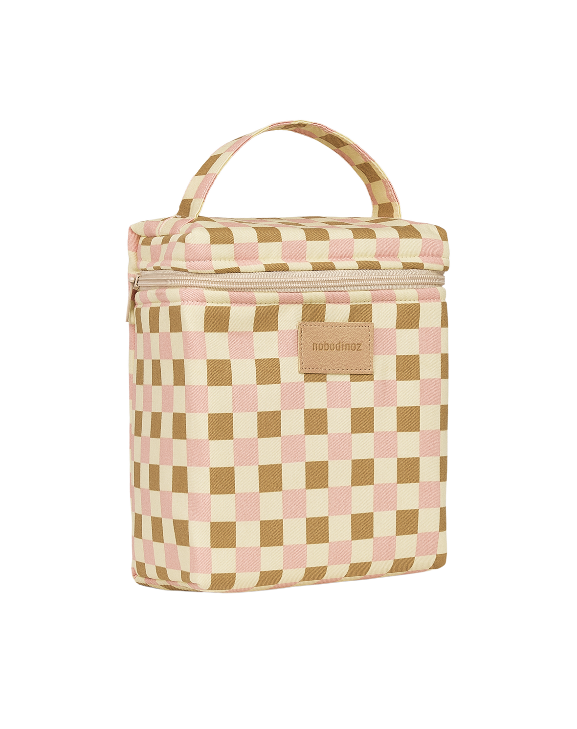 Bolsa Isotérmica Hyde Park para almuerzo y mamaderas - Yellow pink mosaic