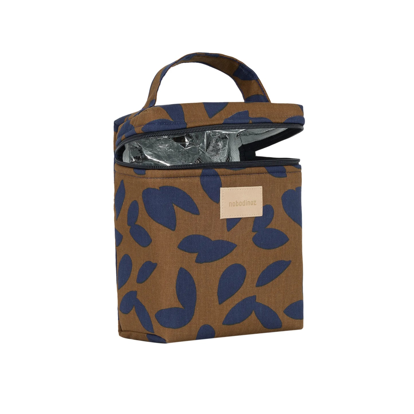 Bolsa Isotérmica Hyde Park para almuerzo y mamaderas - Blue leaves