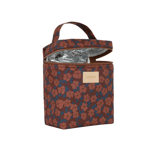 Bolsa Isotérmica Hyde Park para almuerzo y mamaderas - Maroon poppies