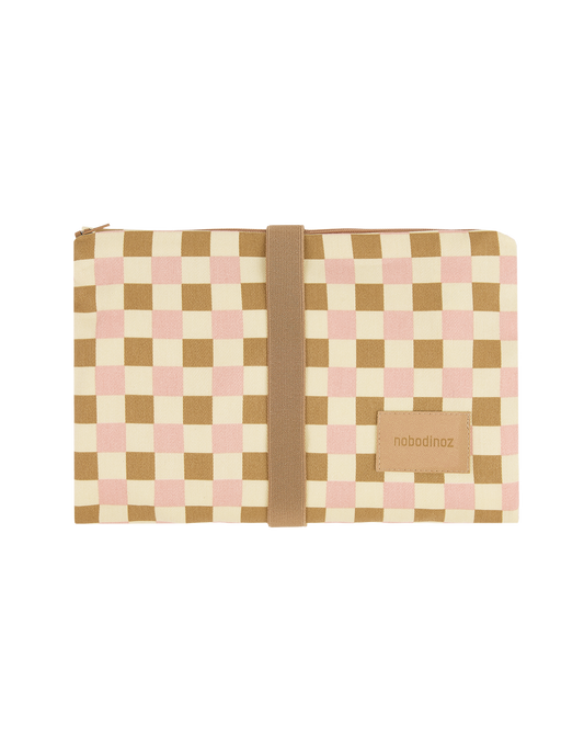 Mudador Portatil Impermeable Hyde Park - Yellow pink mosaic