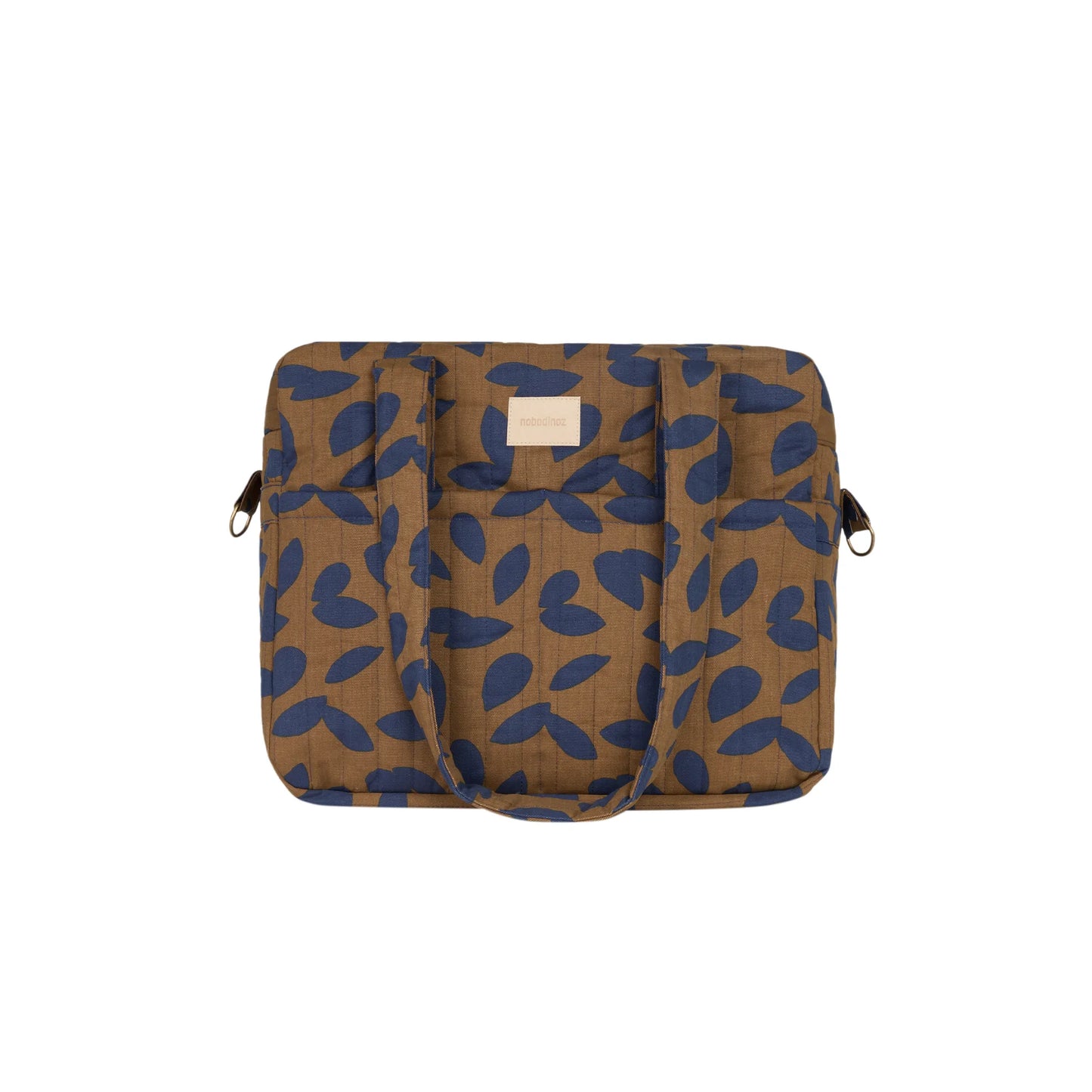 Bolso cambiador impermeable apto para coche Hyde Park - Blue leaves
