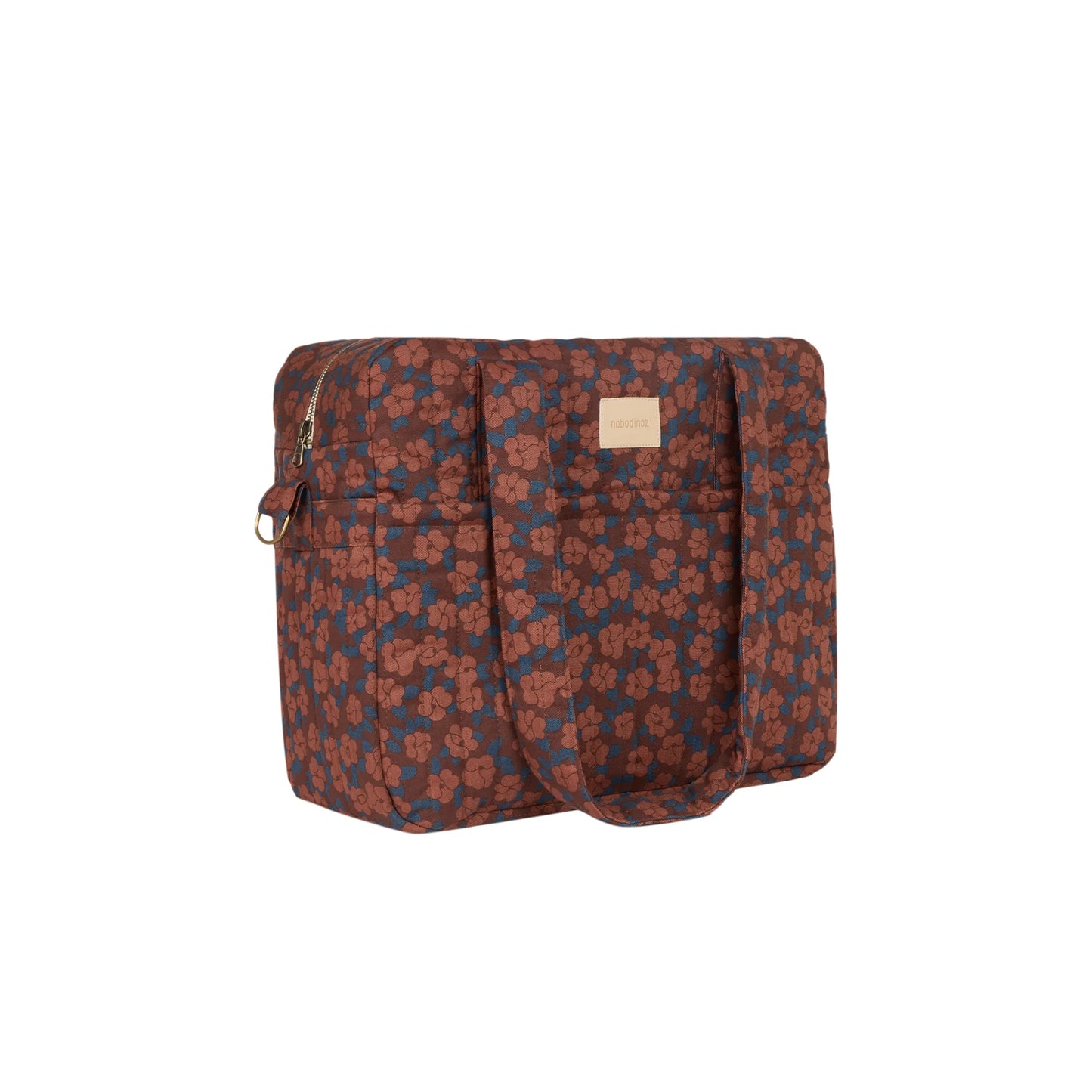 Bolso cambiador impermeable apto para coche Hyde Park - Maroon poppies