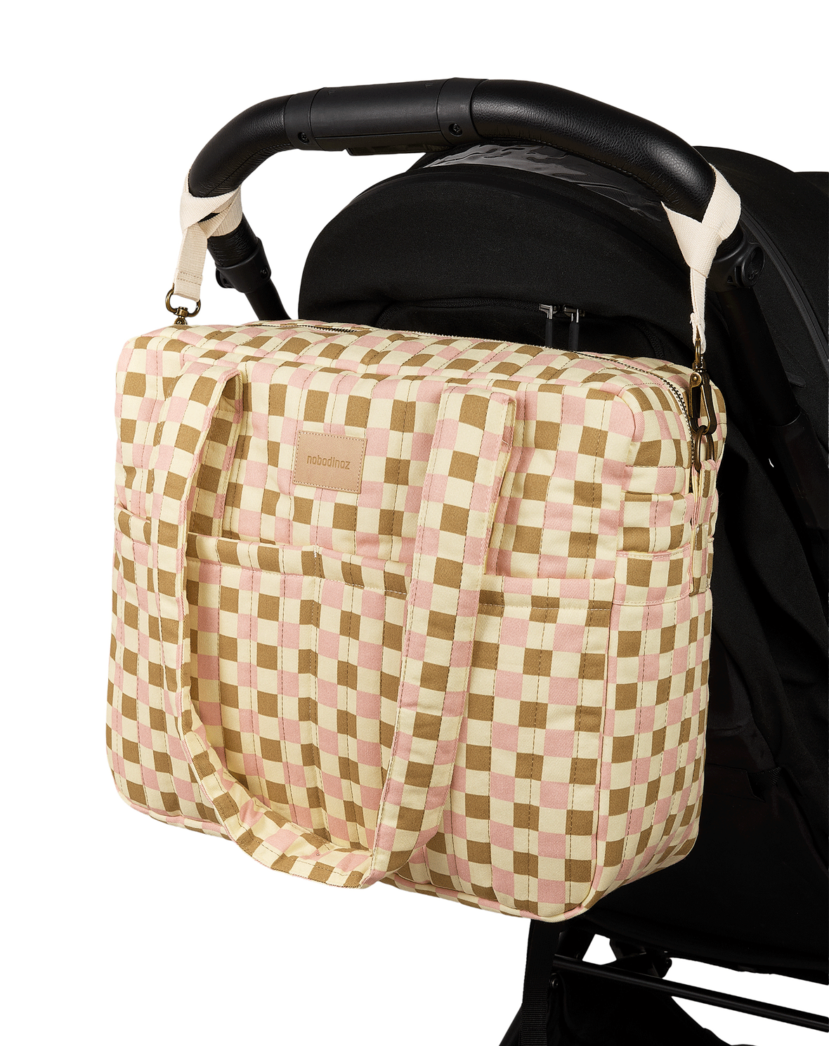 Bolso cambiador impermeable apto para coche Hyde Park - Yellow pink mosaic