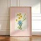 Lámina / poster - Flowers & Lines