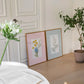 Lámina / poster - Flowers & Lines