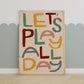 Lámina / poster - Play all day