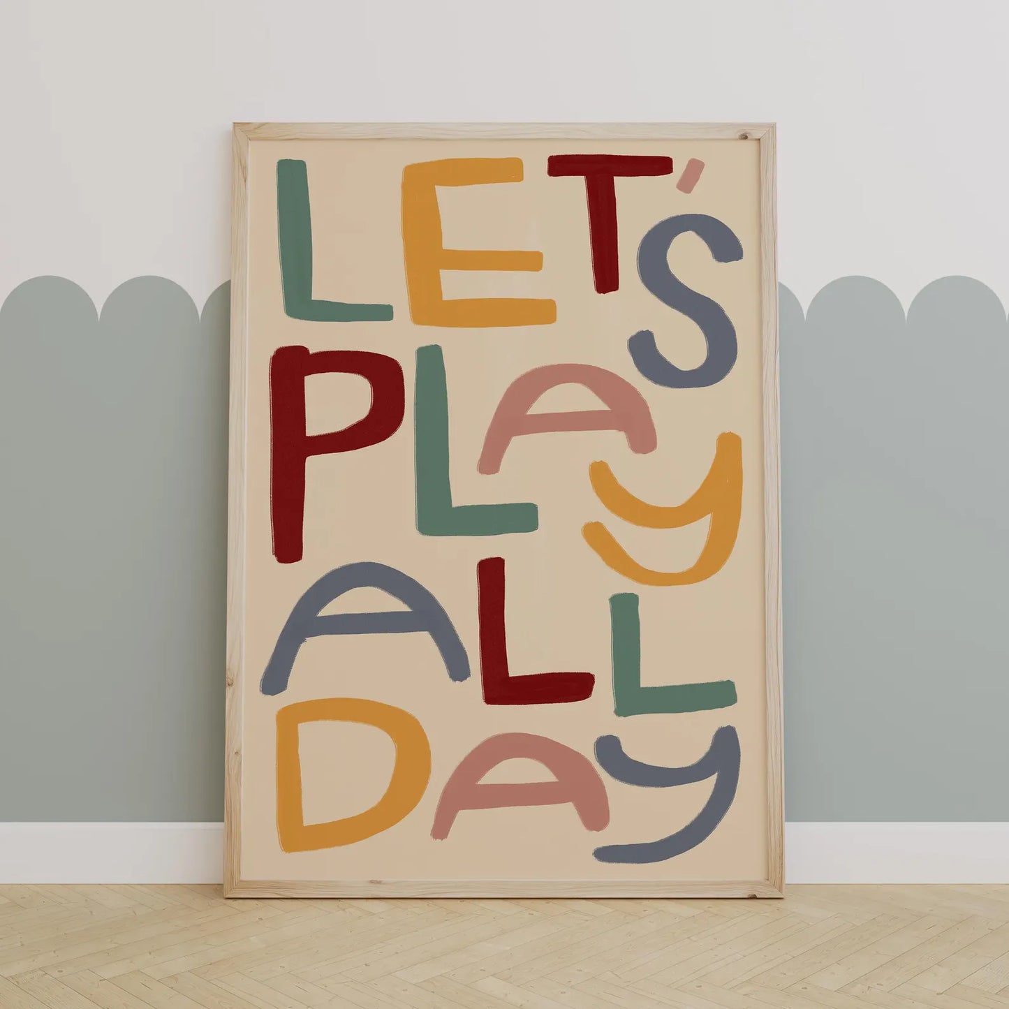Lámina / poster - Play all day