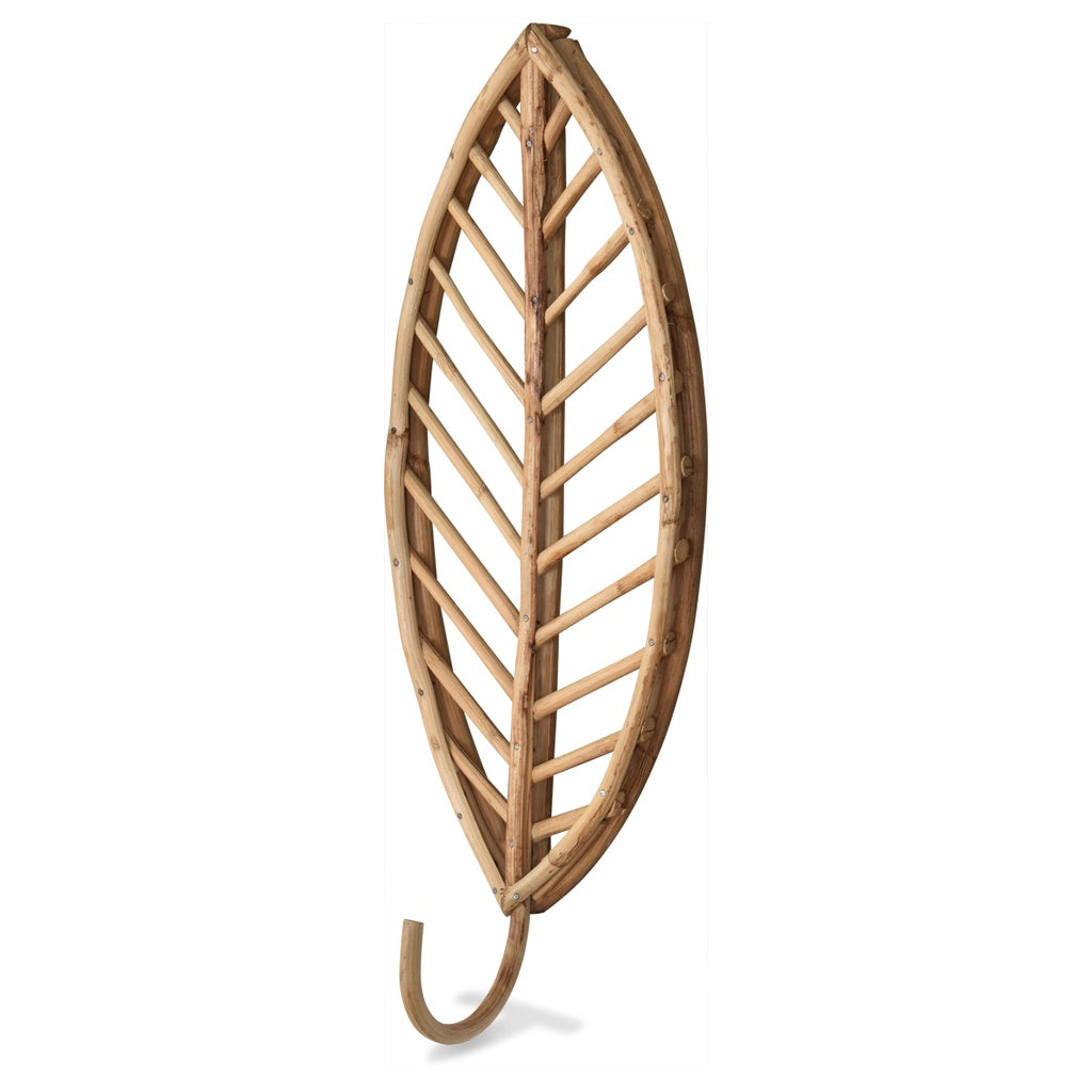 Perchero rattan leaf