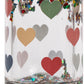 Botella bon coeur coloré glitter
