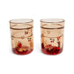 Set 2 Vasos Glitter - Cherry