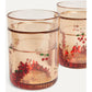 Set 2 Vasos Glitter - Cherry