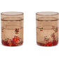 Set 2 Vasos Glitter - Cherry