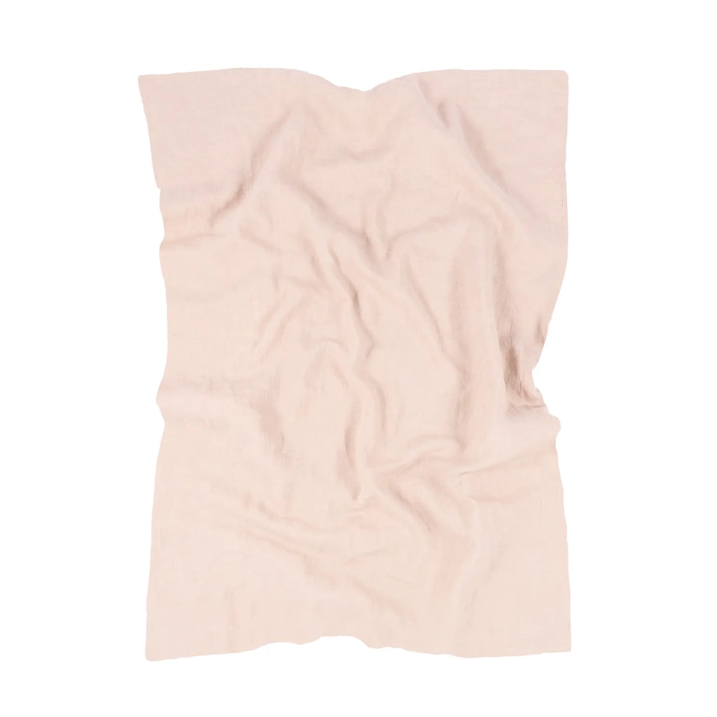 Funda nórdica infantil en lino francés y algodón orgánico lavado L1N0 - Mauve Pink
