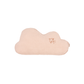 Cojín nube Lino frances lavado con bordado pajaro L1NO - Powder pink