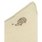 Cojín rectangular bordado de lino francés lavado - Green tea