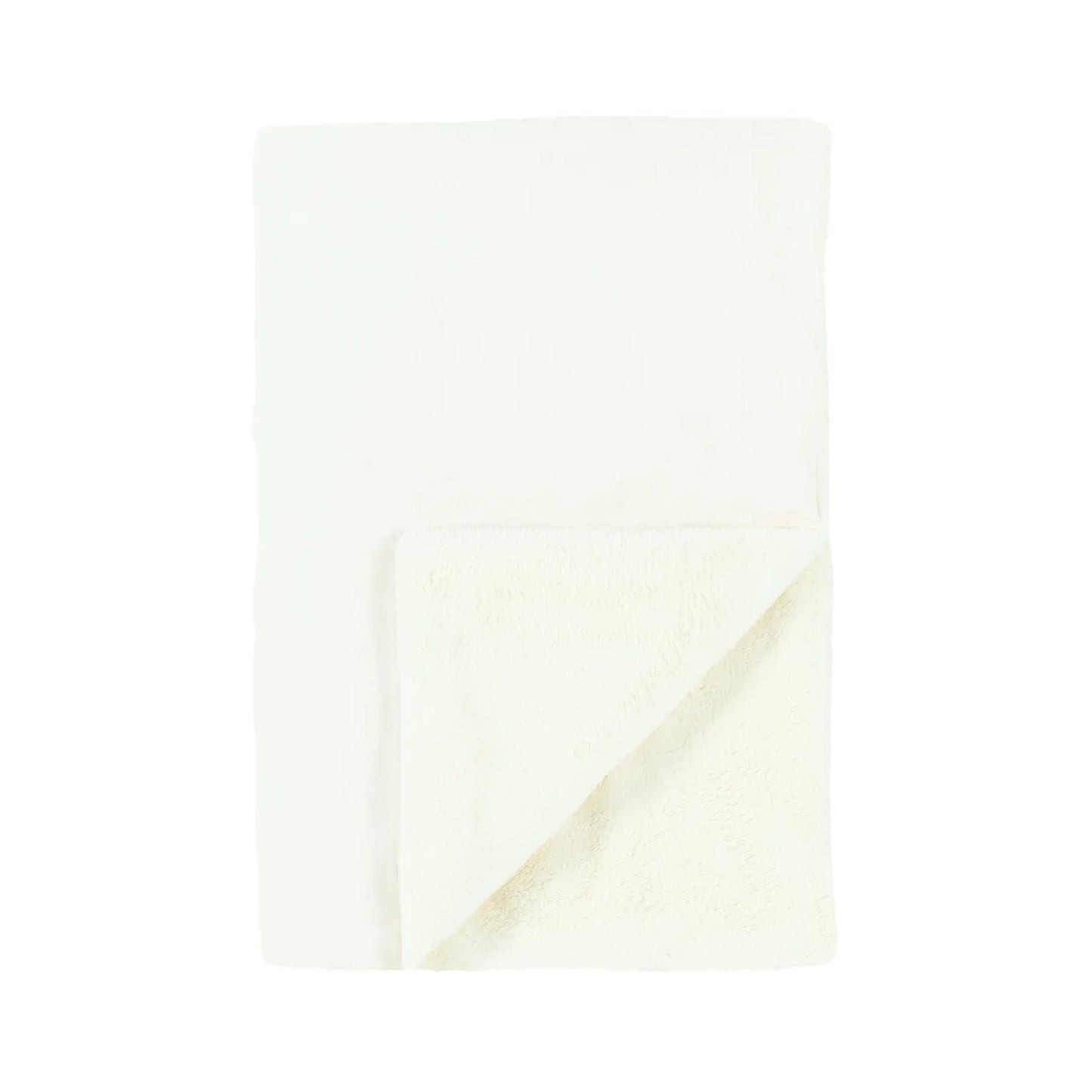 Manta Invierno L1NO lino frances bordada - Off White
