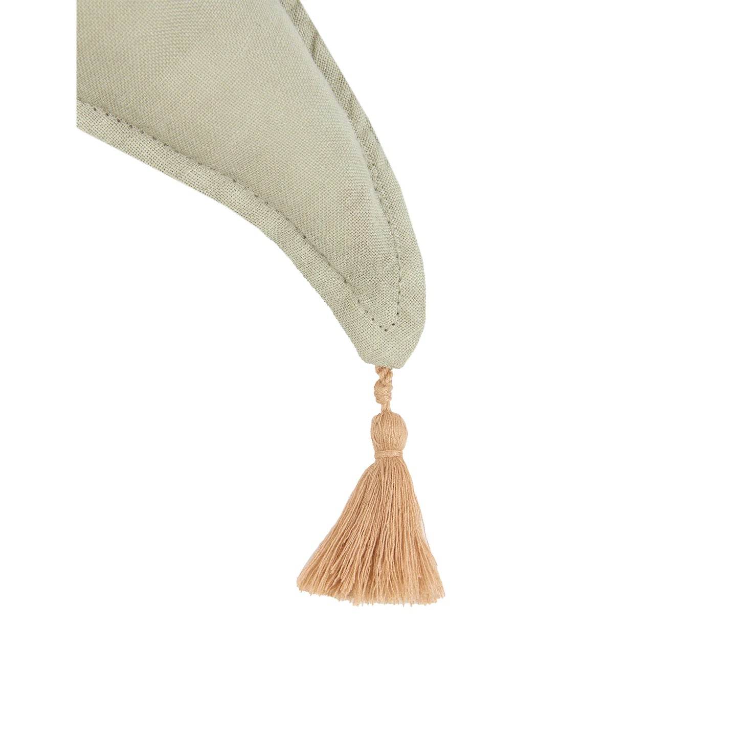 Cojín Luna lino frances lavado L1NO - Green matcha