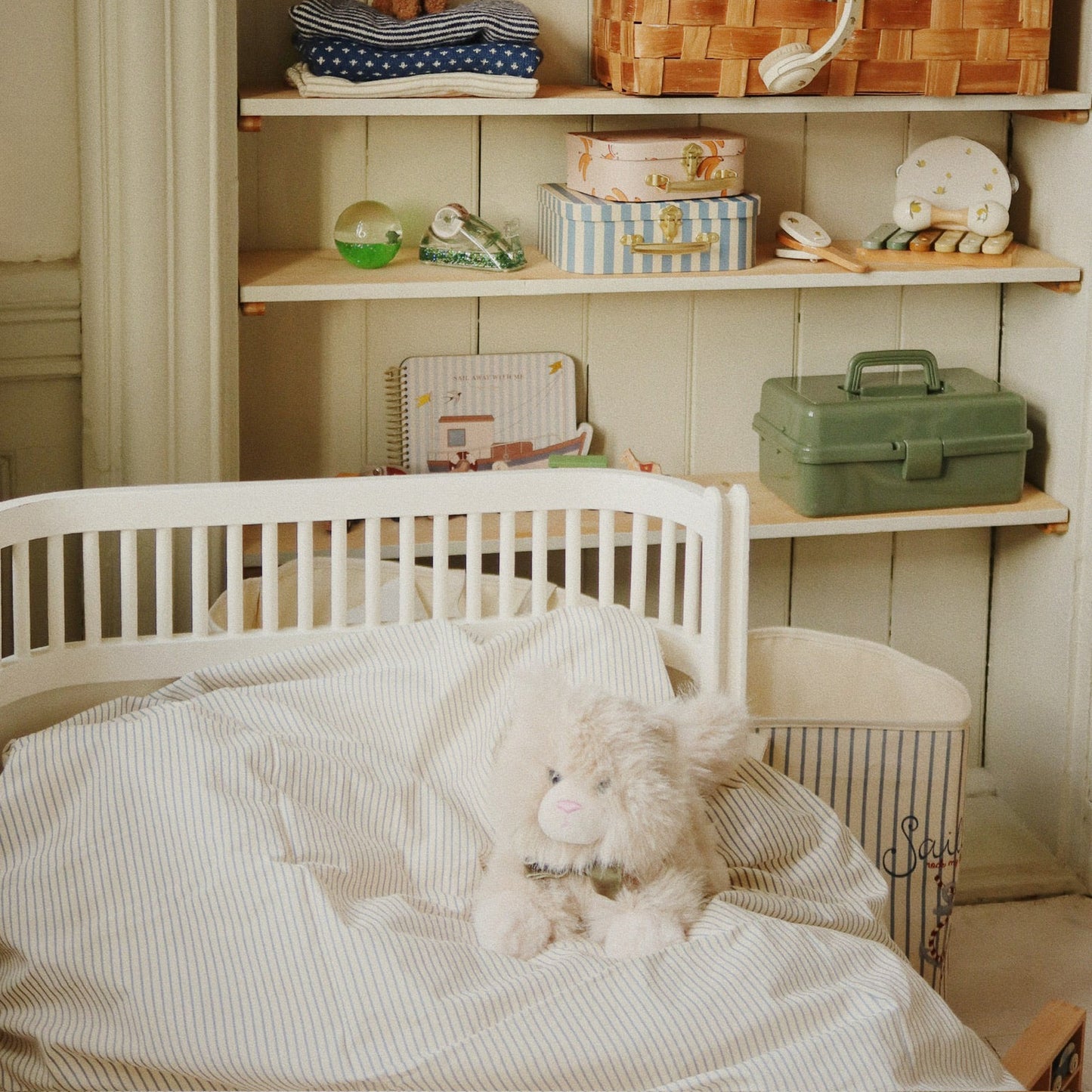 Funda de plumon cama - Stripe bluie