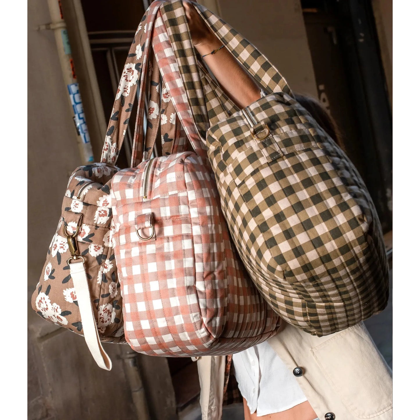 Bolso cambiador impermeable apto para coche Hyde Park - Camellia