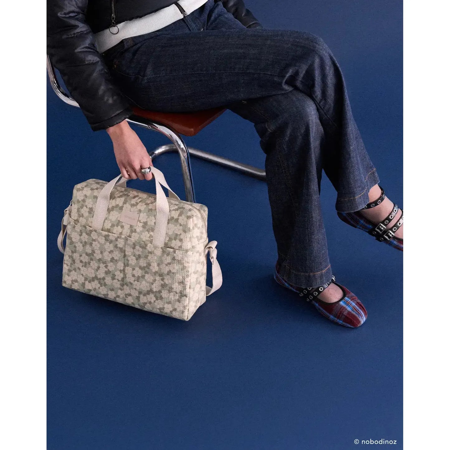 Bolso cambiador impermeable Gala - Green sakura
