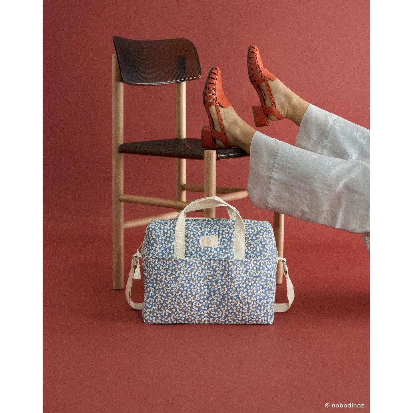 Bolso cambiador impermeable Gala - Blue yumiko
