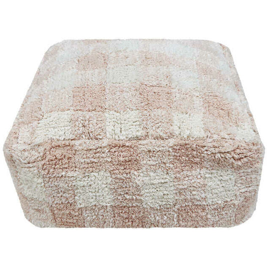 Pouf Vichy Rose