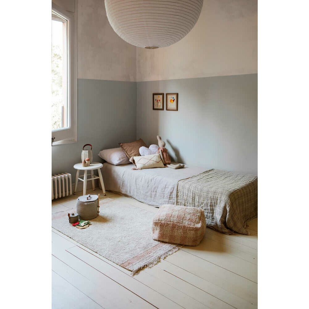 Pouf Vichy Rose