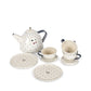 Set de té metálico - Blue dot