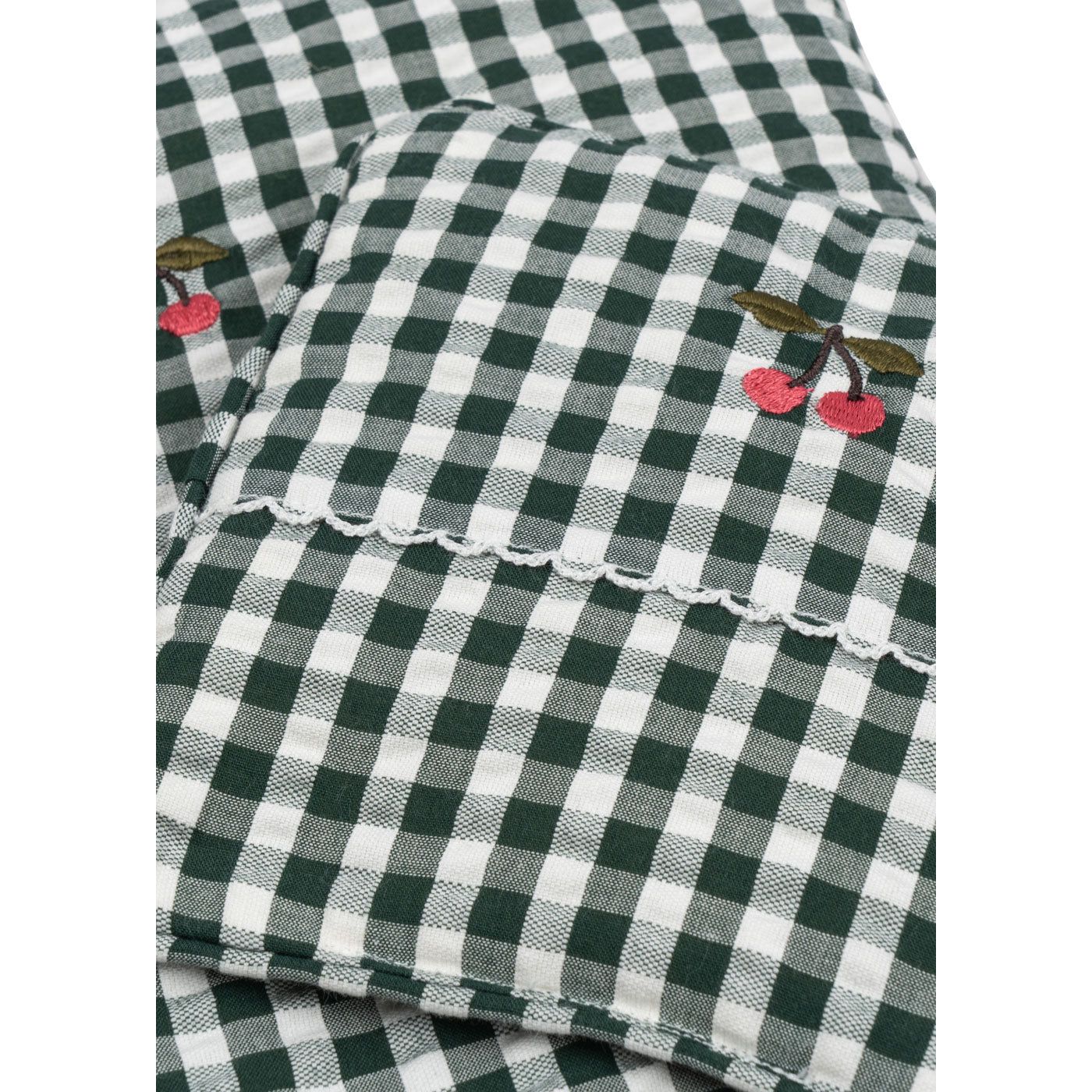 Ropa de Cama para Muñecas - Green check