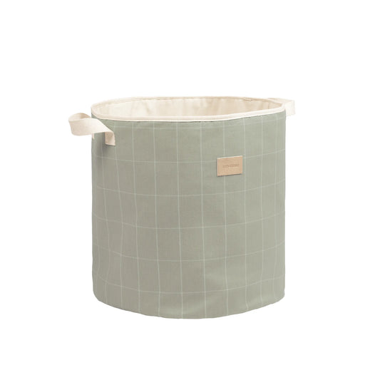 Cesta de almacenaje playground - Green grid