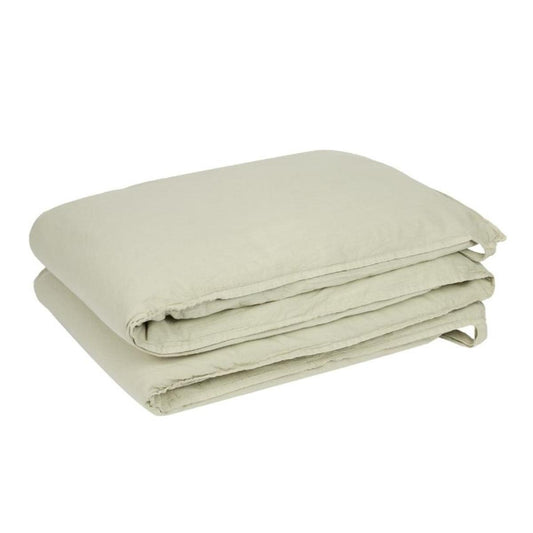 Protector de cuna Wabi Sabi con cierre - Green matcha