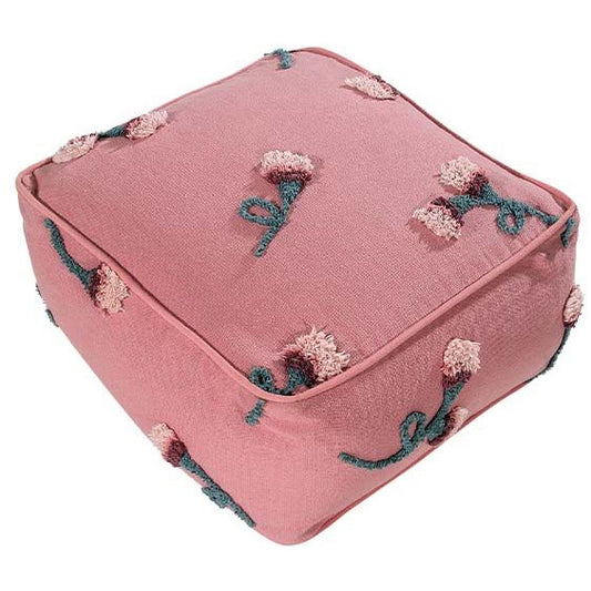 Pouf English Garden Ash Rose