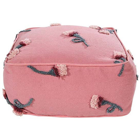Pouf English Garden Ash Rose