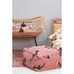Pouf English Garden Ash Rose