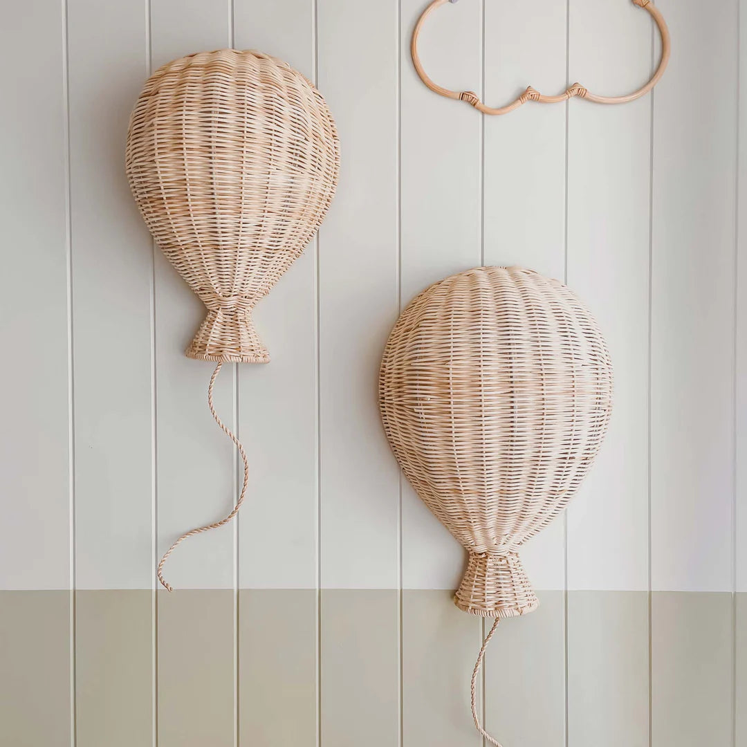 Decoración de pared - Globos rattán