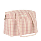 Bolso cambiador apto para coche Stories limited edition - Powder red checks