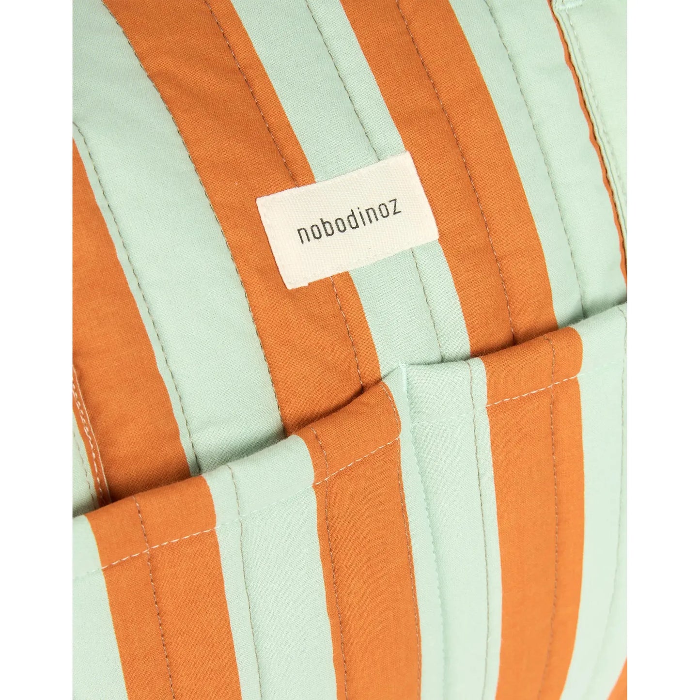 Bolso cambiador apto para coche Stories limited edition - Green orange stripes