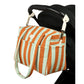 Bolso cambiador apto para coche Stories limited edition - Green orange stripes