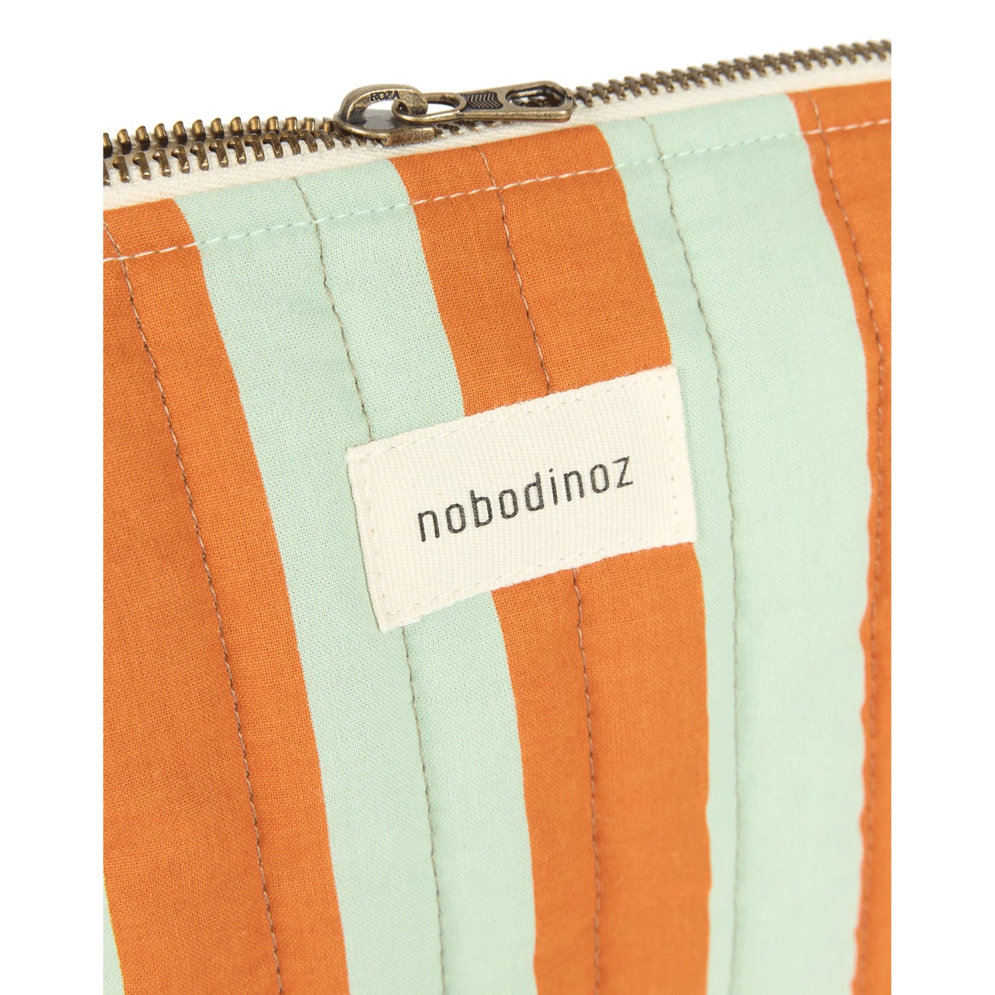Neceser Stories limited edition - Green orange stripes