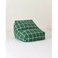 Pouf sillón vibes - Green white windowpane