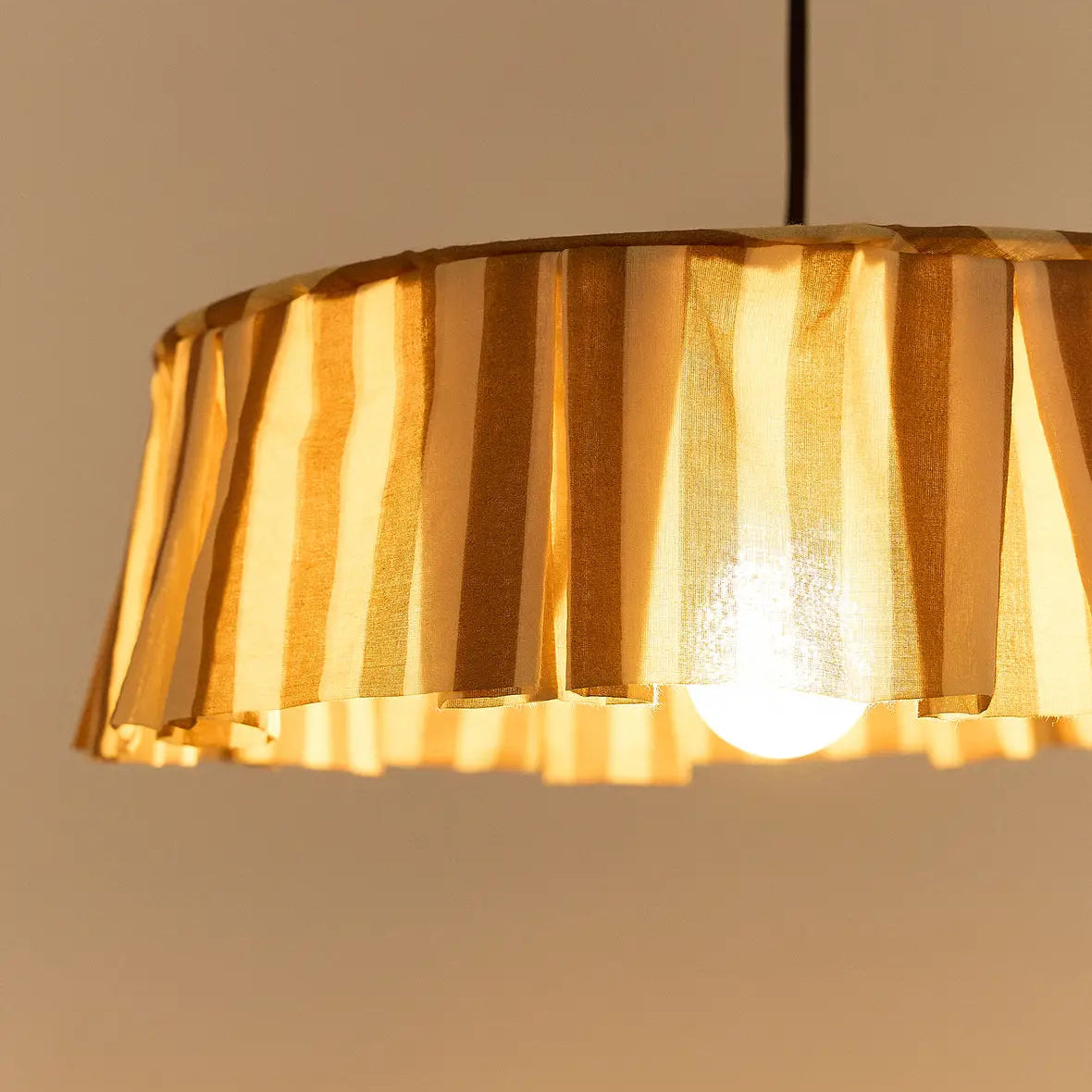 Lámpara colgante Vibes 40 cm - Brown stripes
