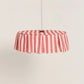 Lámpara colgante Vibes 40 cm - Red stripes